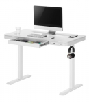 Adjustable Height Table Up Up Balder II White