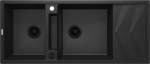2-bowl magnetic granite sink with drainer