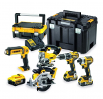DEWALT. COMBO KIT 18V DCK551P3T (DCD796+DCF887+DCS39+DCS331+DCL050) 3x5.0Ah TSTAK