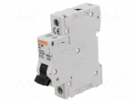 Circuit breaker | 230VAC | Inom: 4A | Poles: 1 | for DIN rail mounting