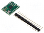 Stepper motor controller | DRV8434 | 1.2A | Uin mot: 4.5&divide;48V | green