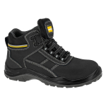 Jalan&otilde;ud, t&ouml;&ouml;riided | Isikukaitsevahendid // T&ouml;&ouml;jalan&otilde;ud, Turvasaapad, Kummikud // Trzewiki nubukowe czarno-ż&oacute;łte, s3 src, "46", ce, lahti