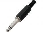 &Uuml;hendused // Different Audio, Video, Data connection plug and sockets // 1180#                Wtyk jack 6,3 mono plastikowy