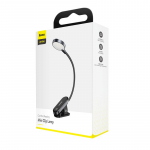 Mini LED Reading Lamp with Clip 3W 4000K, Gray