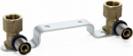 Press wallplate bracket 1/2 x 16