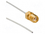 Cable: coaxial | female | Type: shielded,round | Len: 0.279m | 50&Omega;