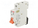 Circuit breaker | 230/400VAC | Inom: 20A | Poles: 1 | Charact: C | 6kA