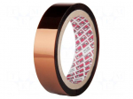 Tape: high temperature resistant | Thk: 55um | 50% | amber | max.300&deg;C