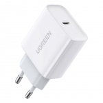 Adapter Ugreen  USB charger Power Delivery 3.0 Quick Charge 4.0+ 20W 3A (60450) White