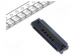 Connector: FFC/FPC | gold-plated | SMT | 500mA | 50V | FH52 | PIN: 25
