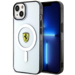 Back panel cover Ferrari  Ferrari FEHMP14MURKT iPhone 14 Plus 6.7" clear/transparent hardcase Outline Magsafe