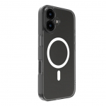 Back panel cover Evelatus Apple iPhone 16 Clear Case With MagSafe and Camera Protection Transparent