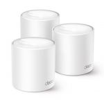 Routers TP-Link  AX1500 Whole Home Mesh Wi-Fi 6 System Deco X10 (3-pack)  802.11ax 10/100/1000 Mbit/s Ethernet LAN (RJ-45) ports 1 Mesh Support Yes MU-MiMO Yes No mobile broadband Antenna type Internal