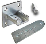 BFT SFR B COMPLETE - adjustable post holder (screwed) for 1 cylinder (N735002 00001)