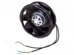 Fan: EC | radial | 230VAC | &Oslash;225x106mm | 725m3/h | ball | 2900rpm | IP54