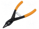 Pliers | for circlip | external | 3&divide;10mm | Pliers len: 140mm | straight