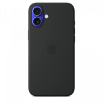 Apple Silicone case with MagSafe for iPhone 16 Plus Black