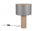 Trio Canio table lamp 48 cm E27 wood/grey gaismeklis 568190111 4017807625936