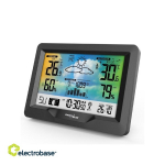 GreenBlue Wireless Weather Station, Colourful, DCF, Moon Phases, Barometer, Calendar, GB540