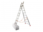 Combination ladder, aluminium, type ATLANTA, length: 2.3m, 2 x 8 steps