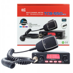 CB radio station TTi TCB-550 EVO, DSS, VOX, NB filter, Scan, multicolored screen, 12-24V