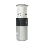 Smart socket PNI SmartHome WP300 WiFi, embedded in the floor, 3 x schuko, 1 x USB-A, 1 x USB-C, IP65, gray