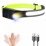 Headlamp Riff HD1 2in1 350 lumens Motion Sensor Type-C Rechargeable Green