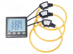 Meter: power quality analyser | on panel | digital,mounting | LCD