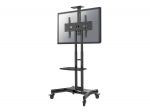 Neomounts Floor stand | NM-M1700BLACK TV trolley | Adjustable Height | 32-75 " | Maximum weight (capacity) 50 kg | Black