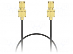Cable | SMA male,both sides | black | straight,with seal | -40&divide;85&deg;C