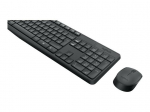Logitech | MK235 | Keyboard and Mouse Set | Wireless | Mouse included | Batteries included | US | Black | 475 g