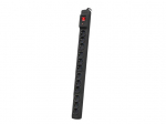 RACK POWER STRIP 19" ARMAC MULTI M12/10A 1.5M 12X 230V PL VERTICAL MOUNTING BLACK