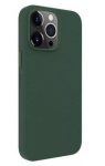 Back panel cover Evelatus Apple iPhone 13 Pro Premium Magsafe Soft Touch Silicone Case Dark Green