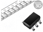 IC: voltage regulator | LDO,fixed | 5V | 0.4A | SOT23-5 | SMD | REG113