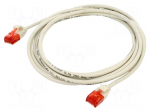 Patch cord | U/UTP | Cat: 6 | RJ45 plug,both sides | stranded | Cu | 3m