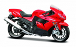 M&auml;nguala | PC | Konsoolid | Tarvikud // Harivad m&auml;nguasjad | Interaktiivsed | Loomingulised | Kunstilised // Model motocykl kawasaki ninja zx -14 z podstawką 1/18