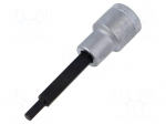 Socket | hex key,socket spanner | HEX 5mm | 1/2" | IN 19L