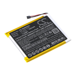 Replaces battery for Square S6, S8, Li-Polymer 520mAh