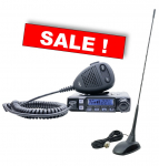 Escort HP 7120 ASQ CB raadiosaatjate komplekt, RF Gain, 4W, 12V ja PNI Extra 48 CB antenn
