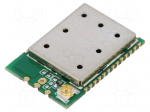 Module: RF | 868MHz | GPIO,I2C,I2S,JTAG,SSI x2,UART | -124dBm | 14dBm