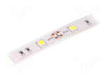 LED tape | white cold | 5050 | 12V | LED/m: 30 | W: 14.36mm | 120&deg; | IP65