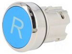 Switch: push-button | Stabl.pos: 1 | 22mm | blue | Illumin: none | IP67
