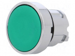 Switch: push-button | Stabl.pos: 1 | 22mm | green | Illumin: none | IP66