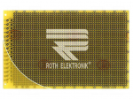 Board: universal | single sided | W: 100mm | L: 160mm
