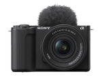 DSLR Camera Sony Mirrorless Vlog Camera | ZV-E10M2KB ZV-E10 II and 16-50mm Lens Kit | Mirrorless Camera body | 27 MP | ISO sensitivity (max) 102400 | Display diagonal 3 " | Video recording | Wi-Fi | Fast Hybrid AF | Magnification 2 x | APS-C type (23.3 x
