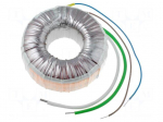 Transformer: toroidal | 80VA | 230VAC | 30V | 2.667A | 0.89kg | &Oslash;: 80mm