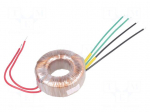 Transformer: toroidal | 50VA | 230VAC | 15V | 15V | 1.67A | 1.67A | 0.7kg