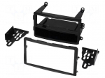 Radio mounting frame | Nissan | 2 ISO | black
