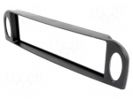 Radio mounting frame | Citro&euml;n | 1 DIN | black