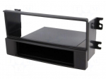 Radio mounting frame | Kia | 1 DIN | black